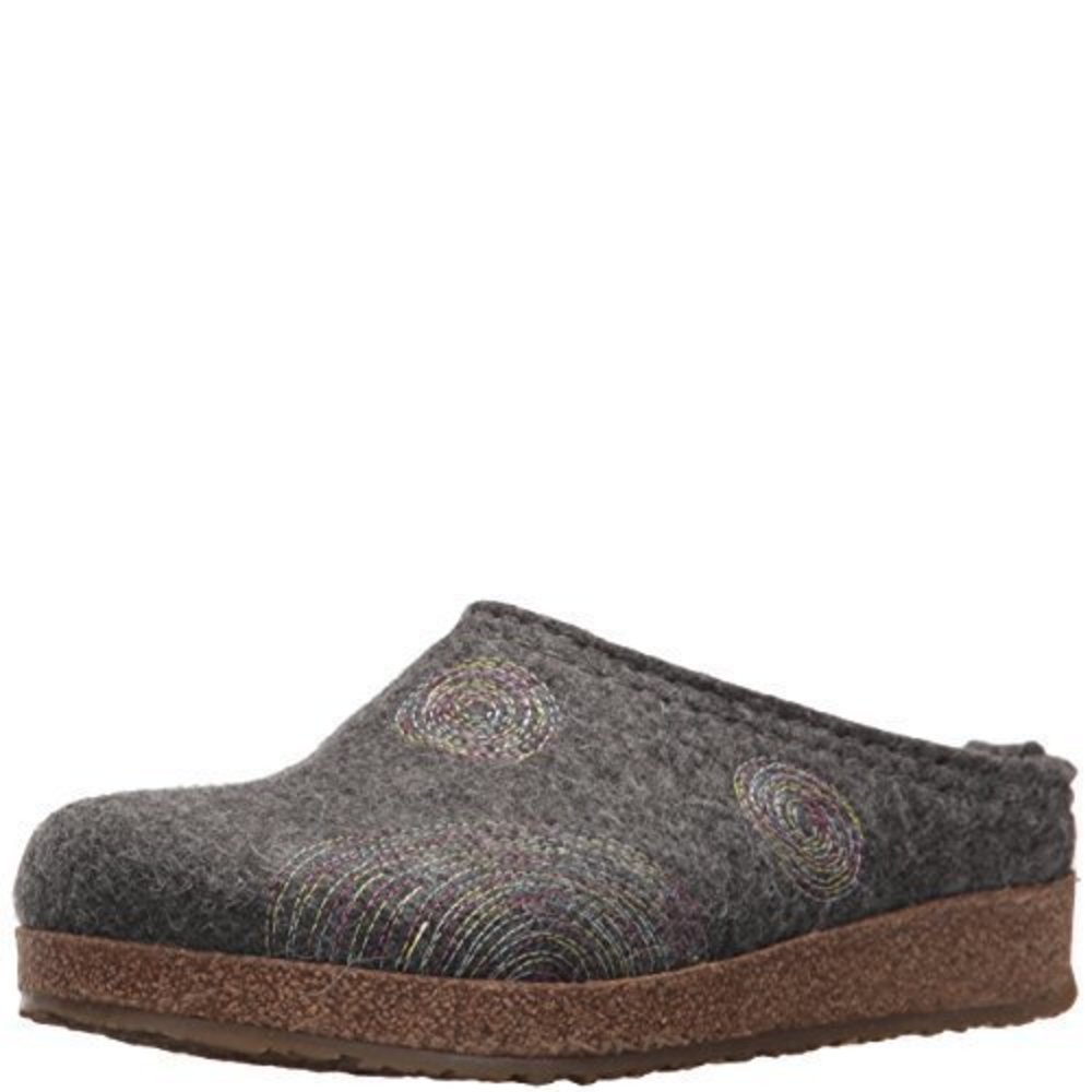 HAFLINGER WOMEN'S SPIRIT SLIP-ON Black Eu-37, US Size 7.